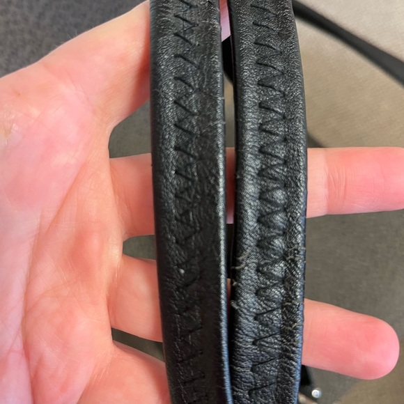 Black Studded Shoulder Bag - Picture 11 of 12